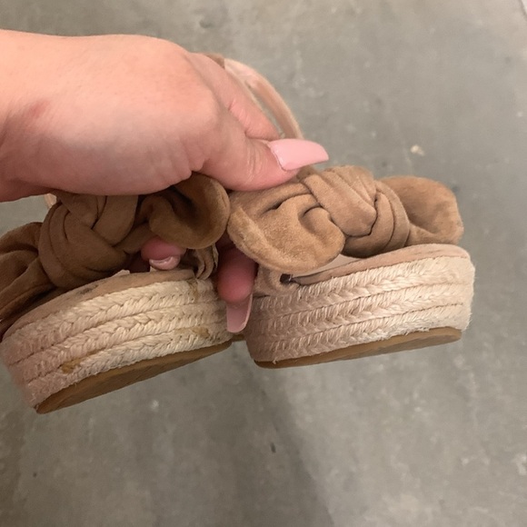 Kate Spade Kianna Tan Wedge Sandals - Picture 5 of 10